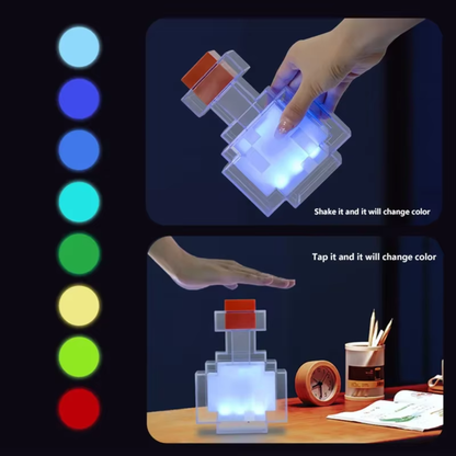 Pixel Potion: Lámpara LED Gamer